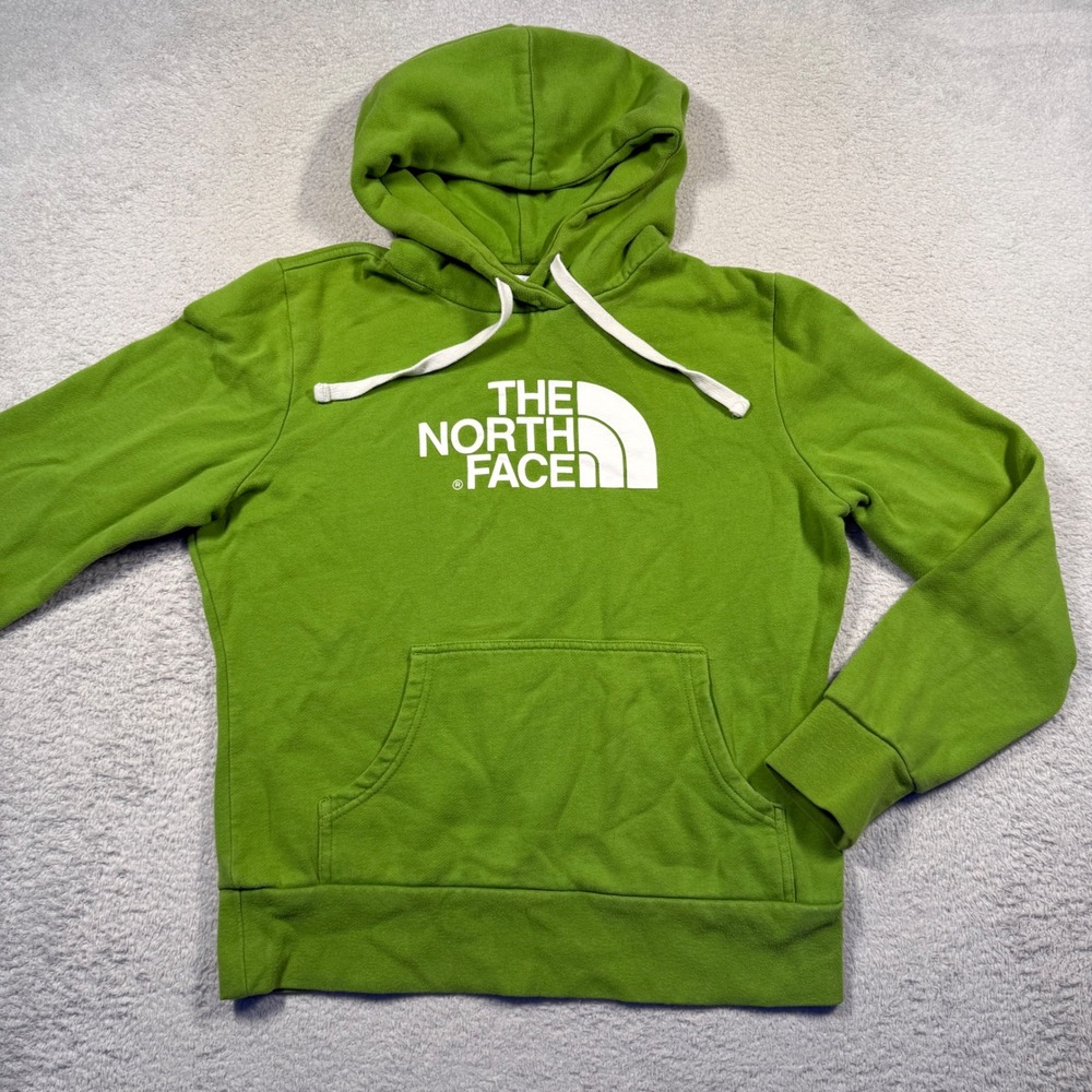 Vintage Y2K‎ The North Face Hoodie Women's Sweatshirt Green Small Gorpcore